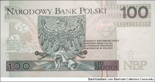 Banknote from Poland year 2018