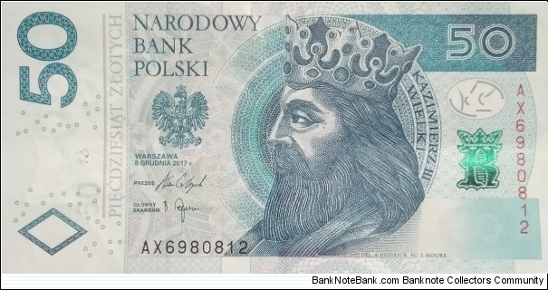 Poland 50 Złotych
AX 6980812 Banknote