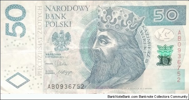 Poland 50 Złotych
AB 0936752 Banknote