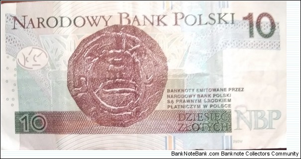 Banknote from Poland year 2016