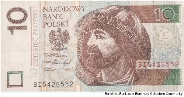 Poland 10 Złotych
BI 5426552 Banknote