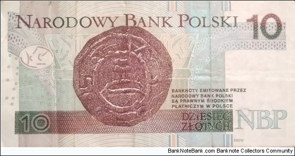 Banknote from Poland year 2016