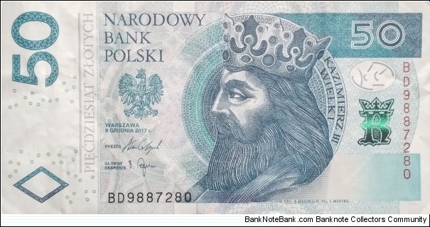 Poland 50 Złotych
BD 9887280 Banknote