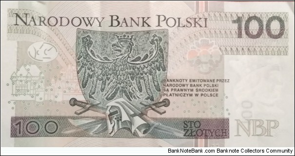 Banknote from Poland year 2018