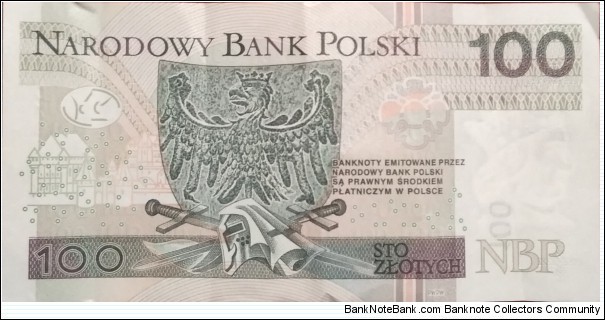 Banknote from Poland year 2012