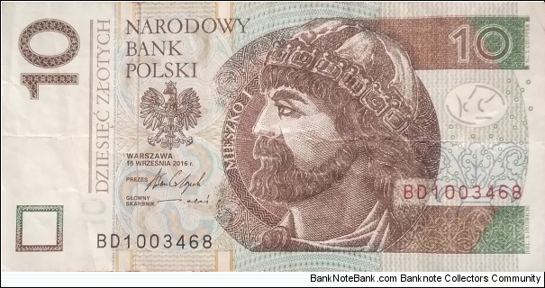 Poland 10 Złotych
BD 1003468 Banknote