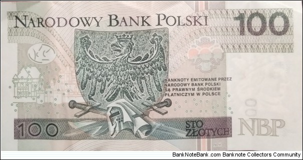 Banknote from Poland year 2018