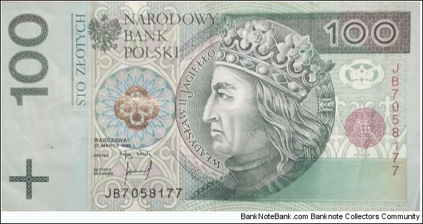 Poland 100 Złotych
JB 7058177 Banknote