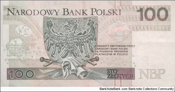 Banknote from Poland year 2012