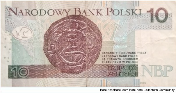 Banknote from Poland year 2016