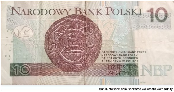 Banknote from Poland year 2016