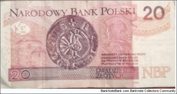 Banknote from Poland year 2016