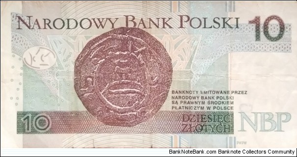 Banknote from Poland year 2016