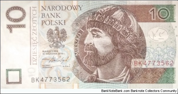 Poland 10 Złotych
BK 4773562 Banknote