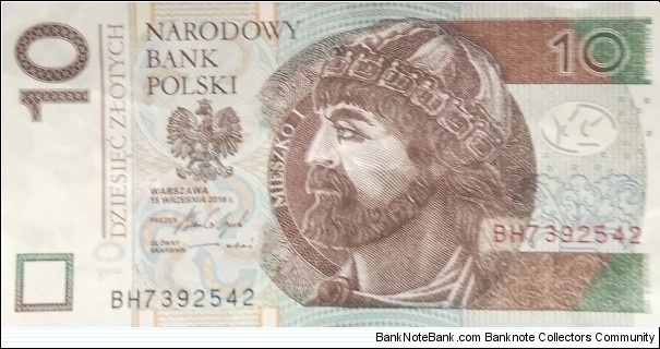 Poland 10 Złotych
BH 7392542 Banknote