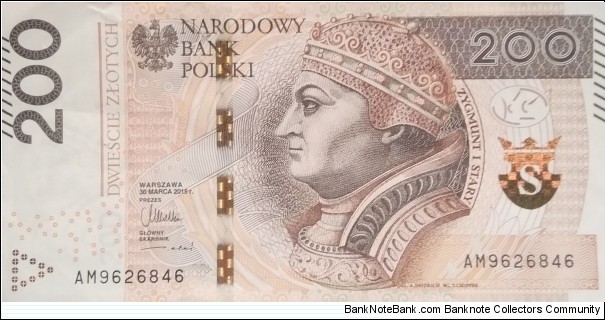 Poland 200 Złotych
AM 9626846 Banknote