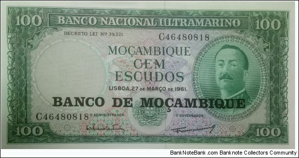 100 escudos Banknote