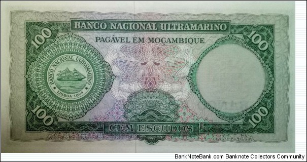 Banknote from Mozambique year 1961
