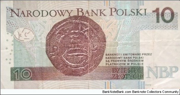 Banknote from Poland year 2016