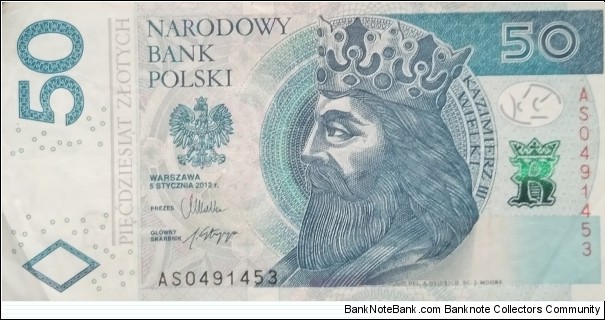 Poland 50 Złotych
AS 0491453 Banknote