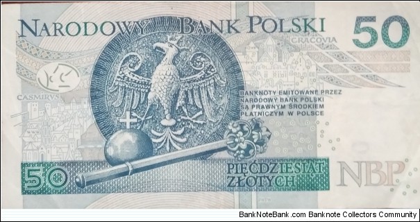 Banknote from Poland year 2012