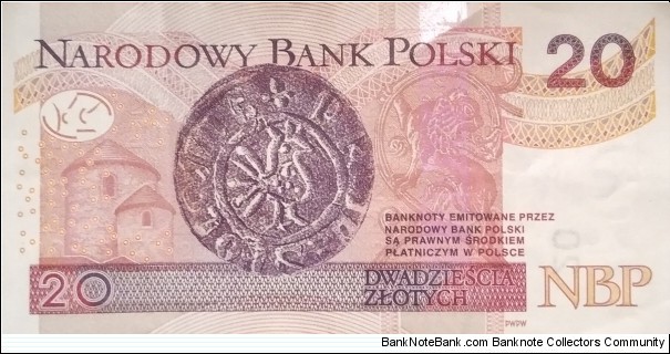 Banknote from Poland year 2016