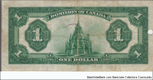 Banknote from Canada year 1923