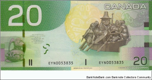 Banknote from Canada year 2004