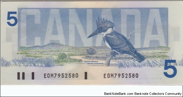 Banknote from Canada year 1986
