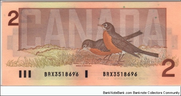 Banknote from Canada year 1986