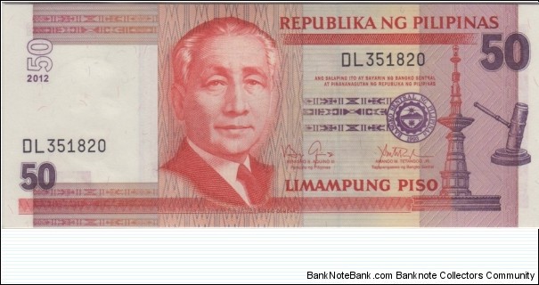 P-193d (2012) 50 Piso Banknote