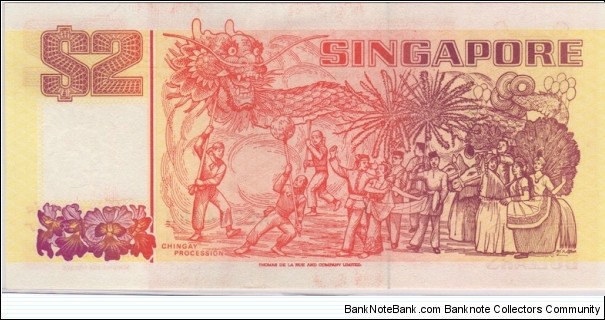 Banknote from Singapore year 1990