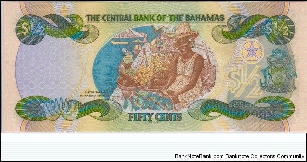 Banknote from Bahamas year 2001