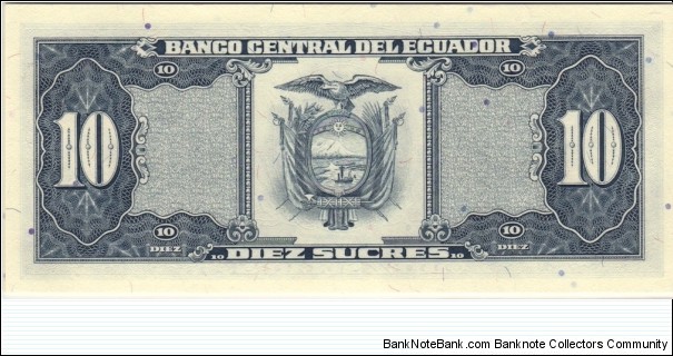 Banknote from Ecuador year 1988