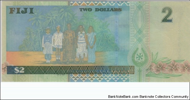 Banknote from Fiji year 2002