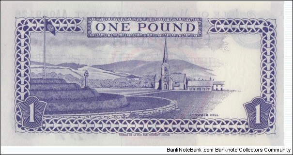 Banknote from Isle of Man year 1983