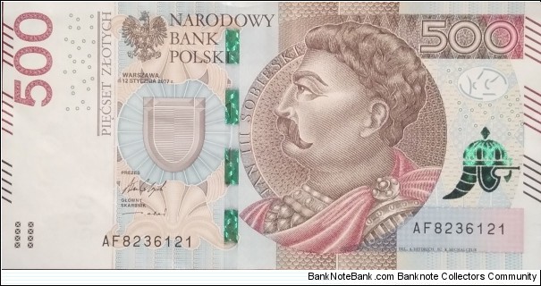 Poland 500 Złotych
AF 8236121 Banknote