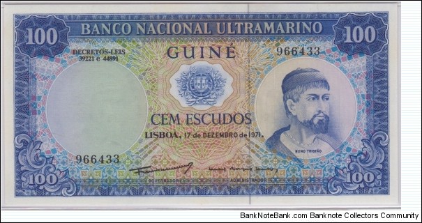 P-45 100 Escudos Banknote