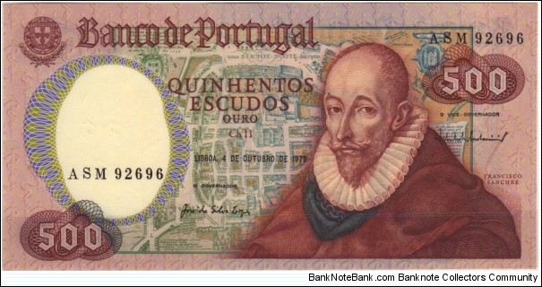 P-177 500 Escudos Banknote