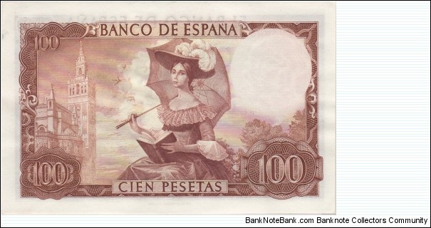 Banknote from Spain year 1970