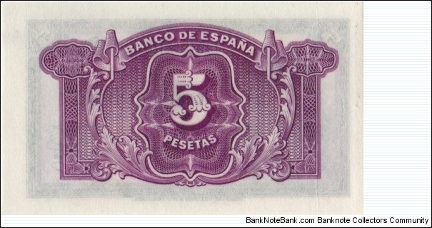 Banknote from Spain year 1936