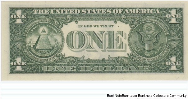 Banknote from USA year 1995