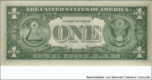 Banknote from USA year 1957