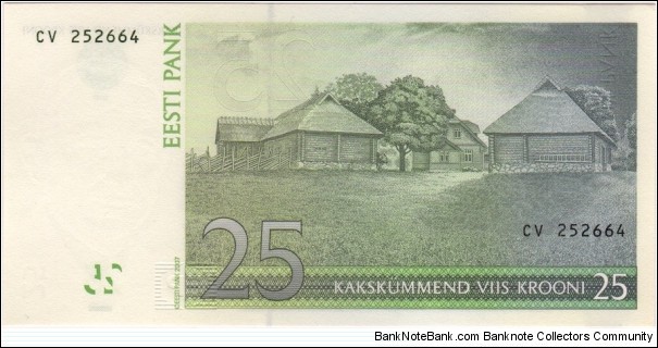 Banknote from Estonia year 2007