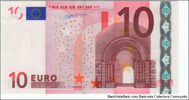 P-2x 10 Euros Banknote