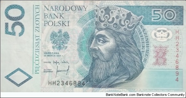 Poland 50 Złotych
HH 2346884 Banknote