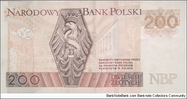 Banknote from Poland year 2015