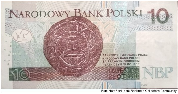 Banknote from Poland year 2016