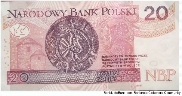 Banknote from Poland year 2016