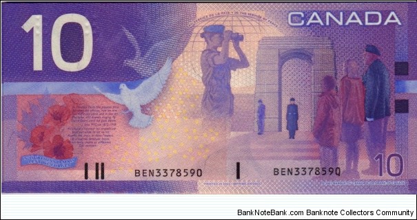 Banknote from Canada year 2003